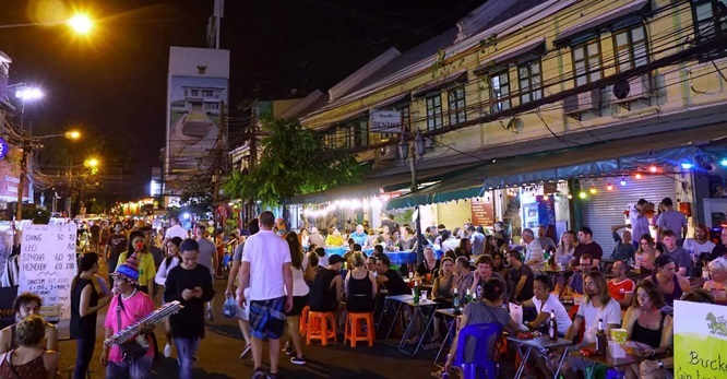 Soi Rambuttri Step Away from Khao San onto the Sunnier Side of the Street