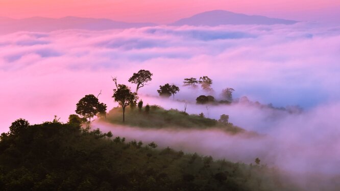 The mountainous paradise of Pai in Mae Hong Son Province, Thailand 