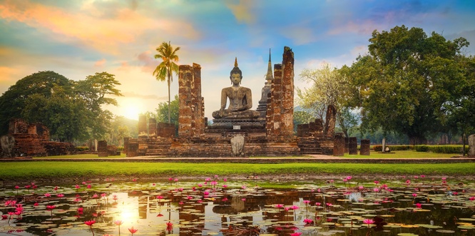 Sukhothai is the first historical capital of Thailand