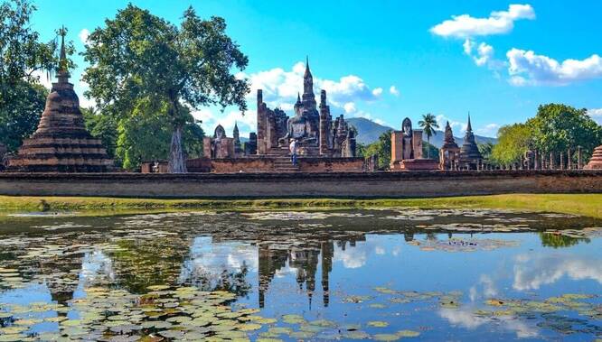 Sukhothai is the first city to become the capital of Thailand.