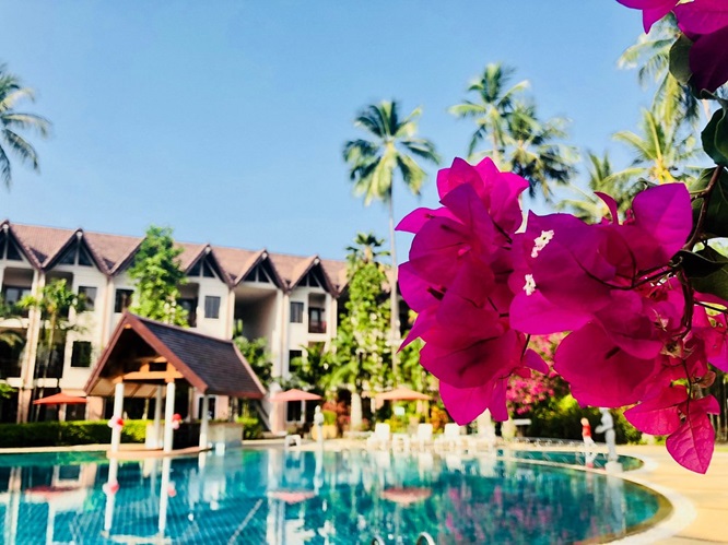 Duangjitt Resort & Spa. The hotel is located at the southern end of Patong Beach, 40 km from Phuket International Airport.