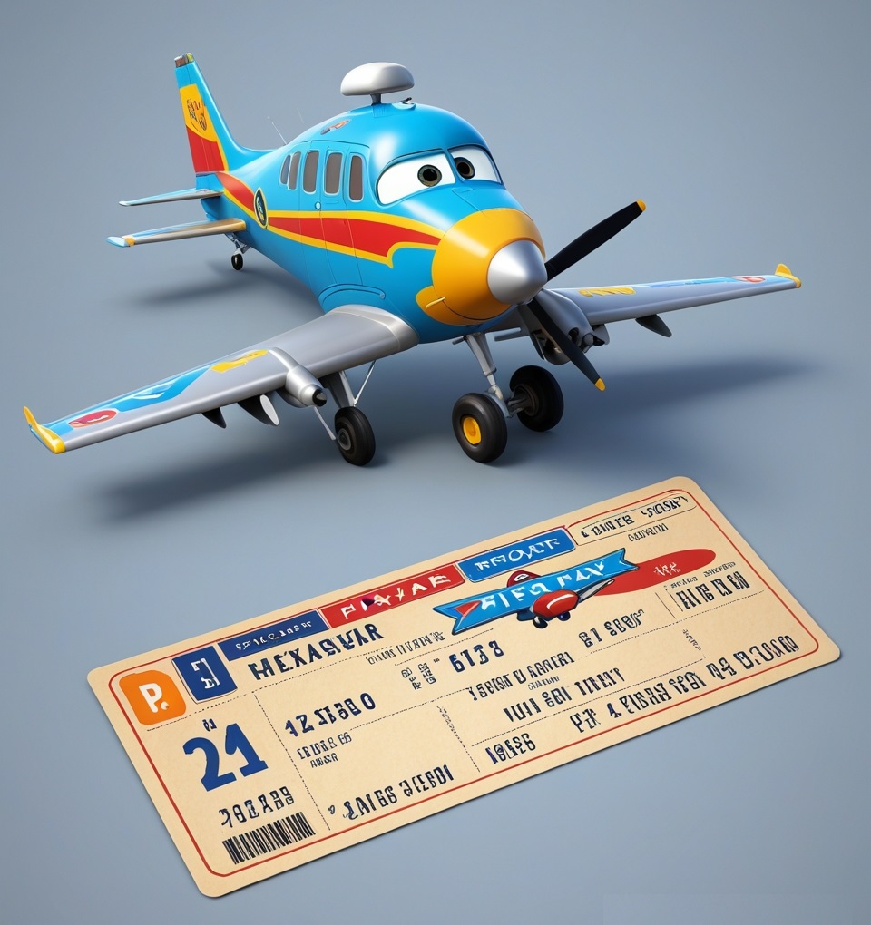 Creative tourism advertising: air tickets