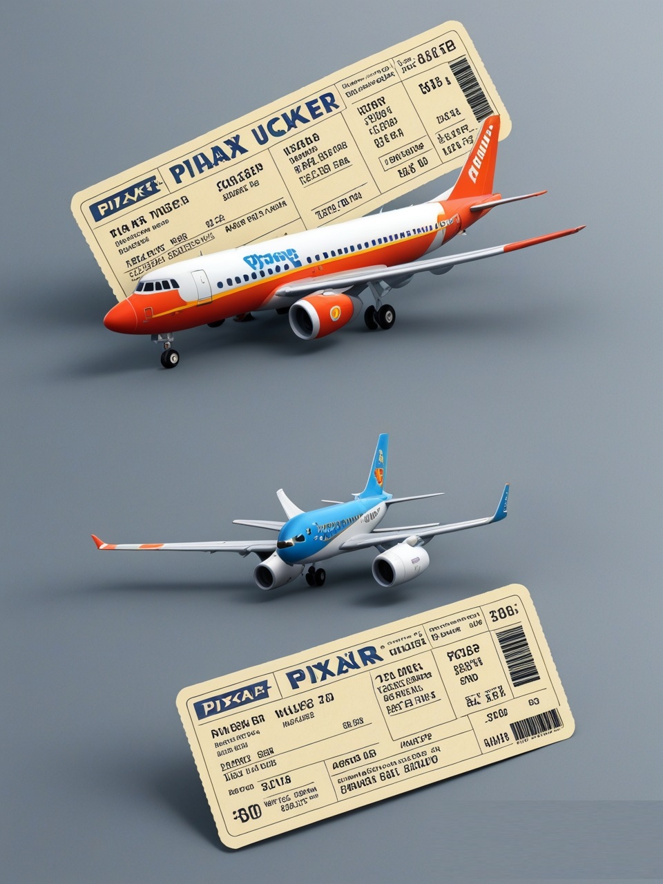 Creative tourism advertising: air tickets