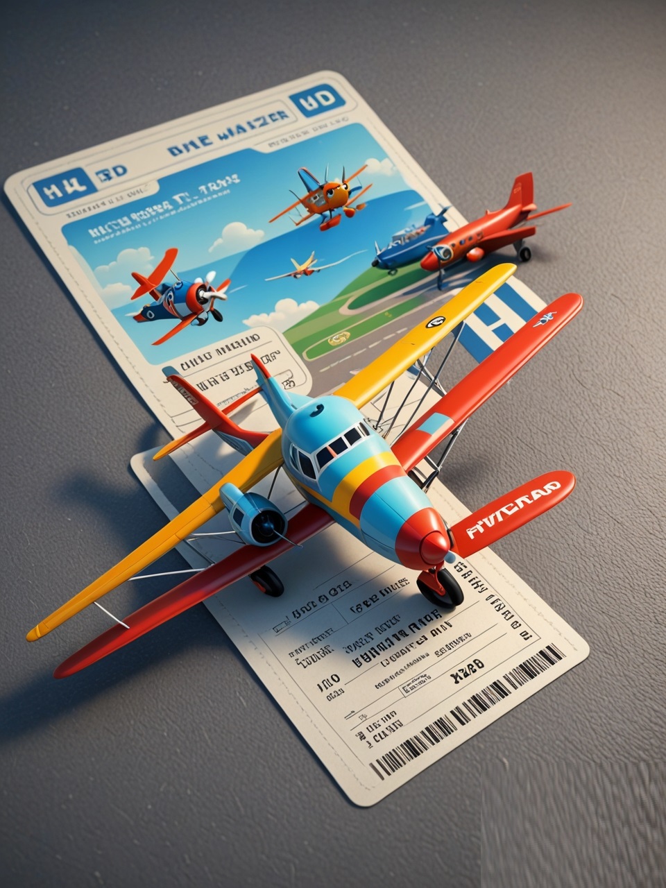 Creative tourism advertising: air tickets