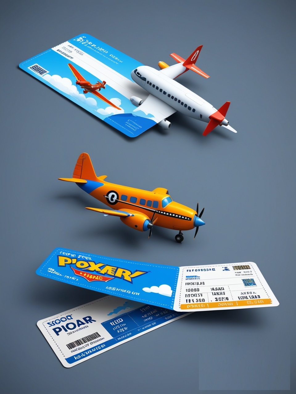 Creative tourism advertising: air tickets 