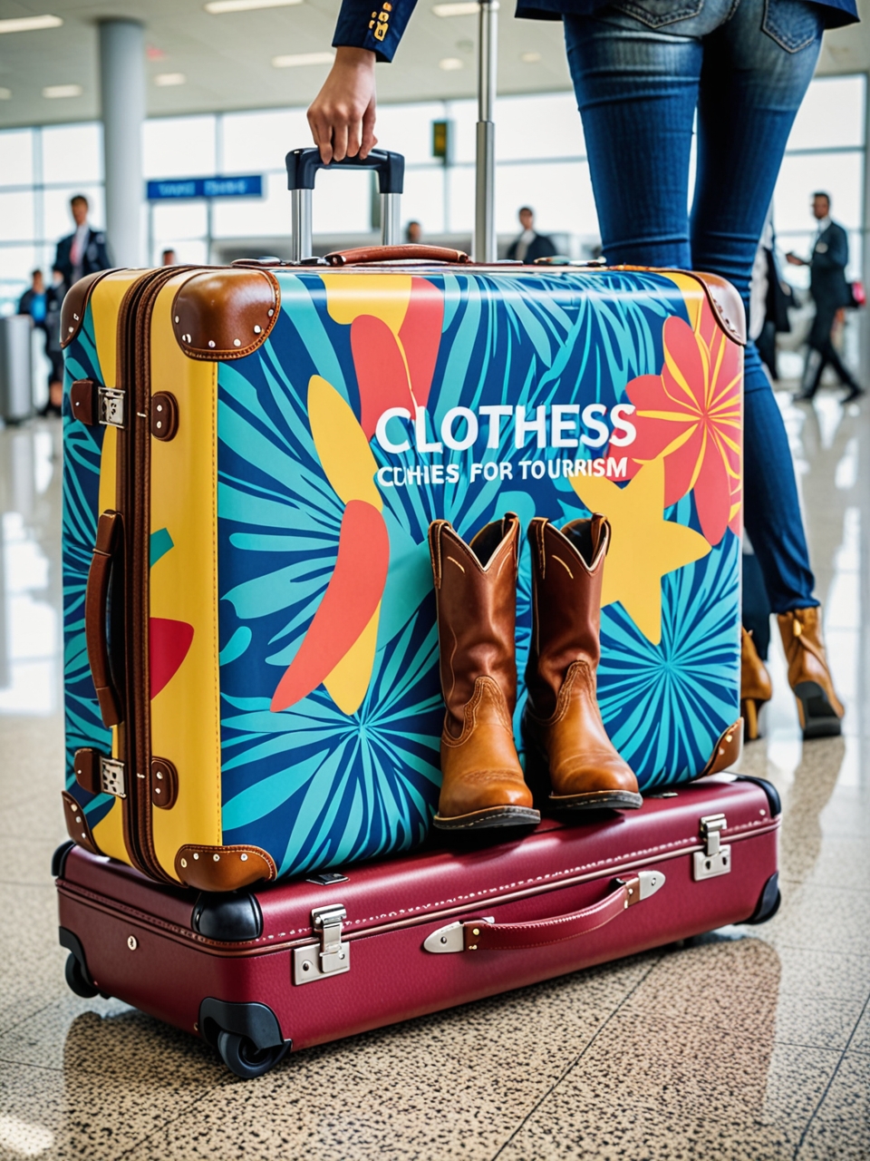  Advertising of clothing, bags in the tourism sector