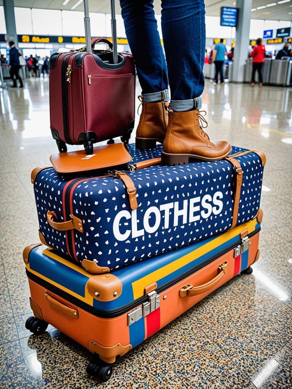  Advertising of clothing, bags in the tourism sector