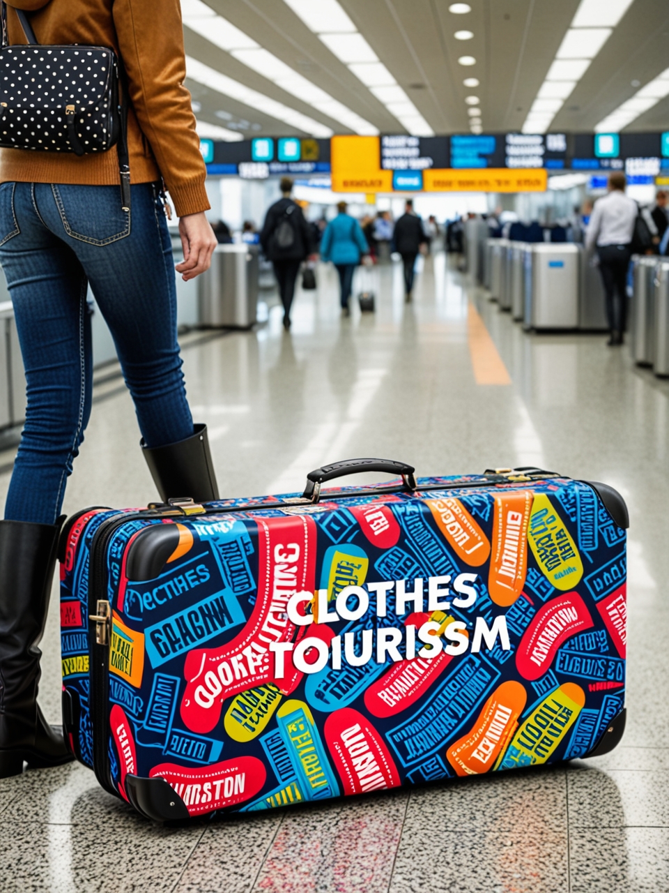  Advertising of clothing, bags in the tourism sector