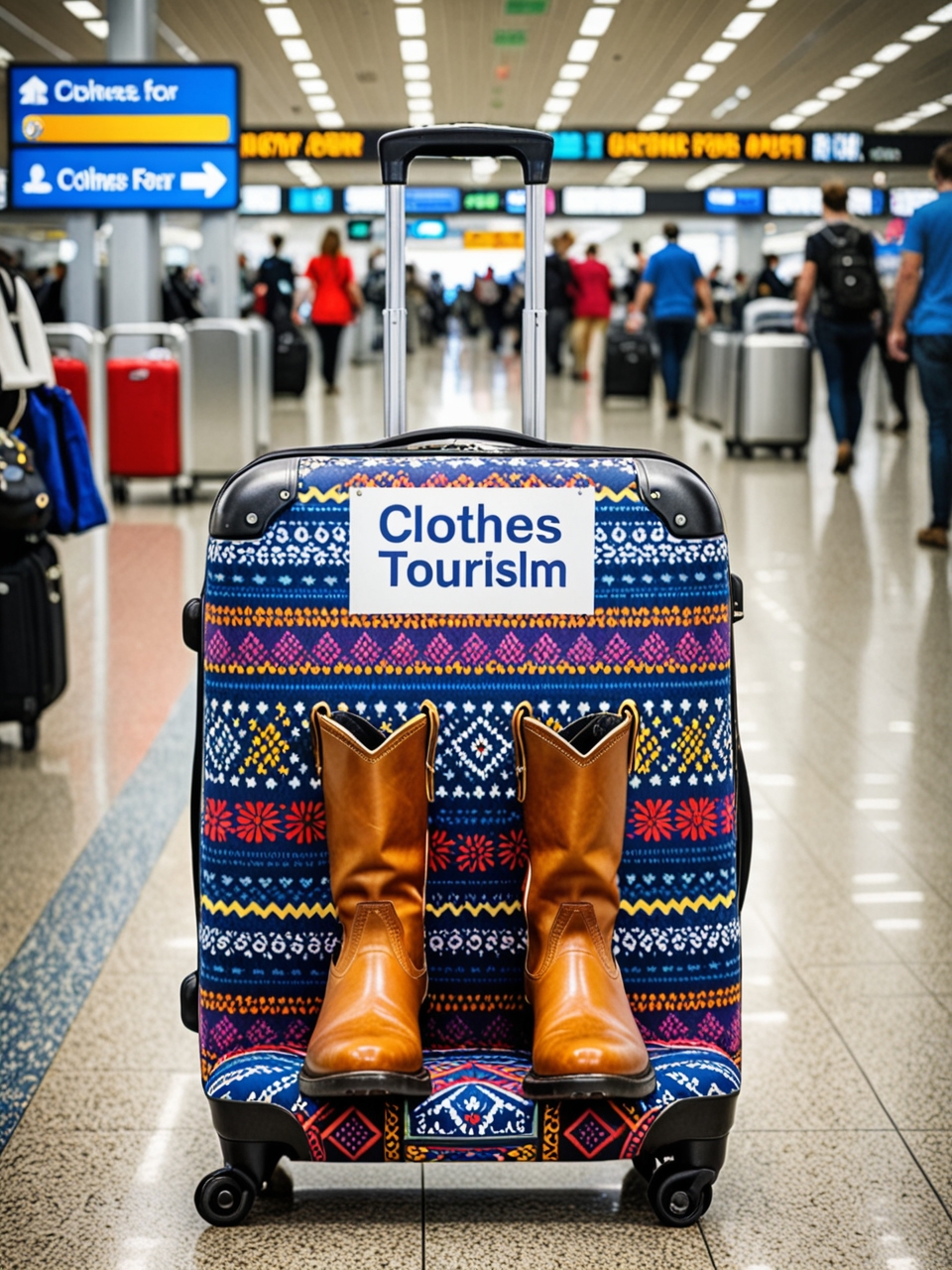  Advertising of clothing, bags in the tourism sector