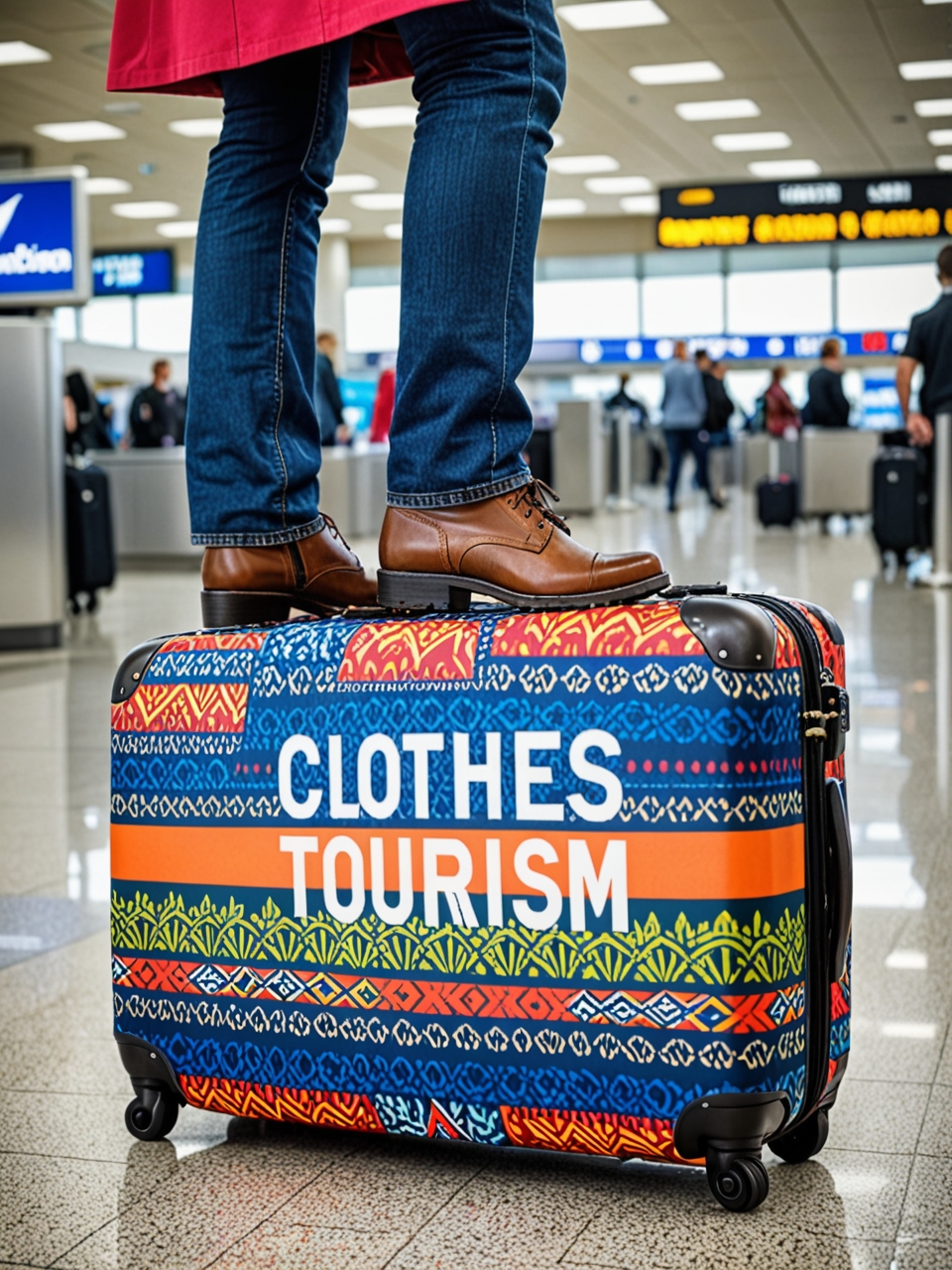  Advertising of clothing, bags in the tourism sector