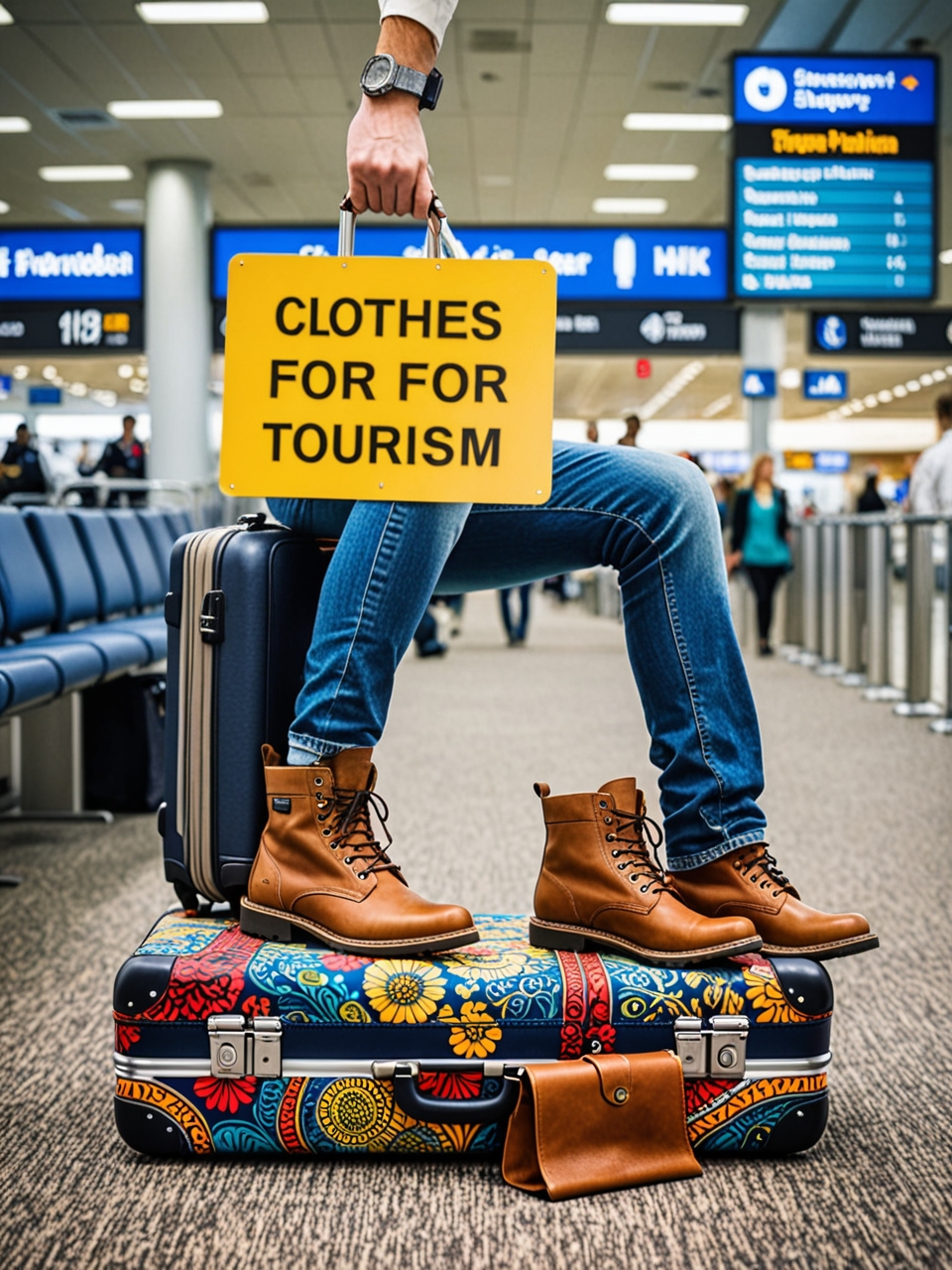  Advertising of clothing, bags in the tourism sector