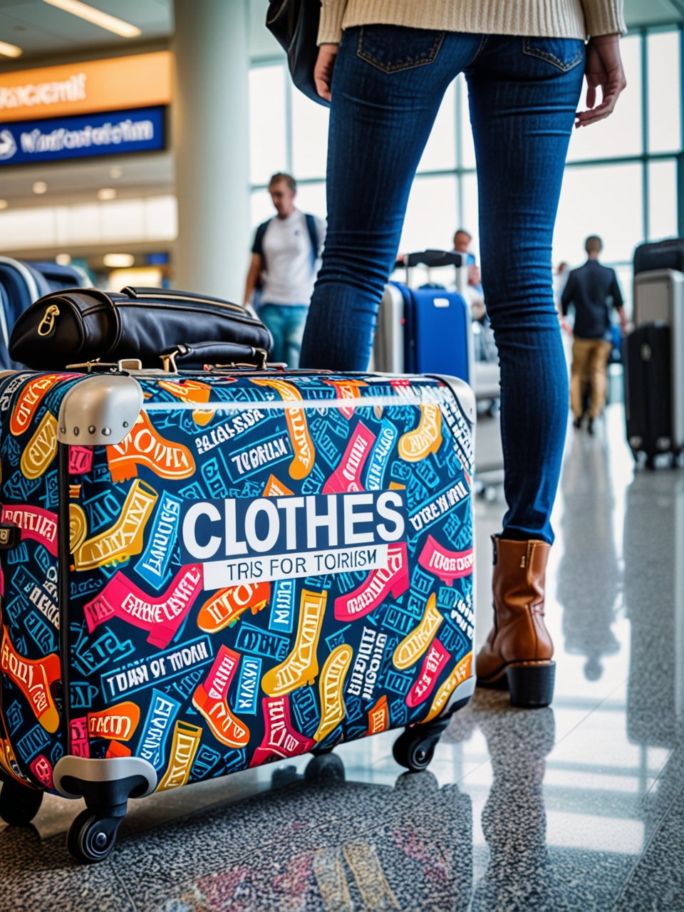  Advertising of clothing, bags in the tourism sector