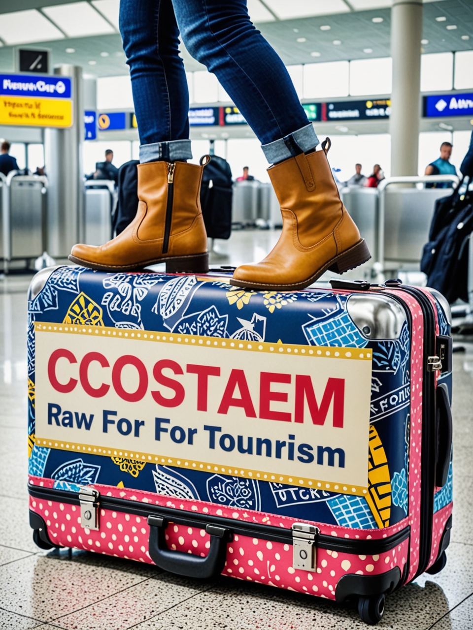  Advertising of clothing, bags in the tourism sector