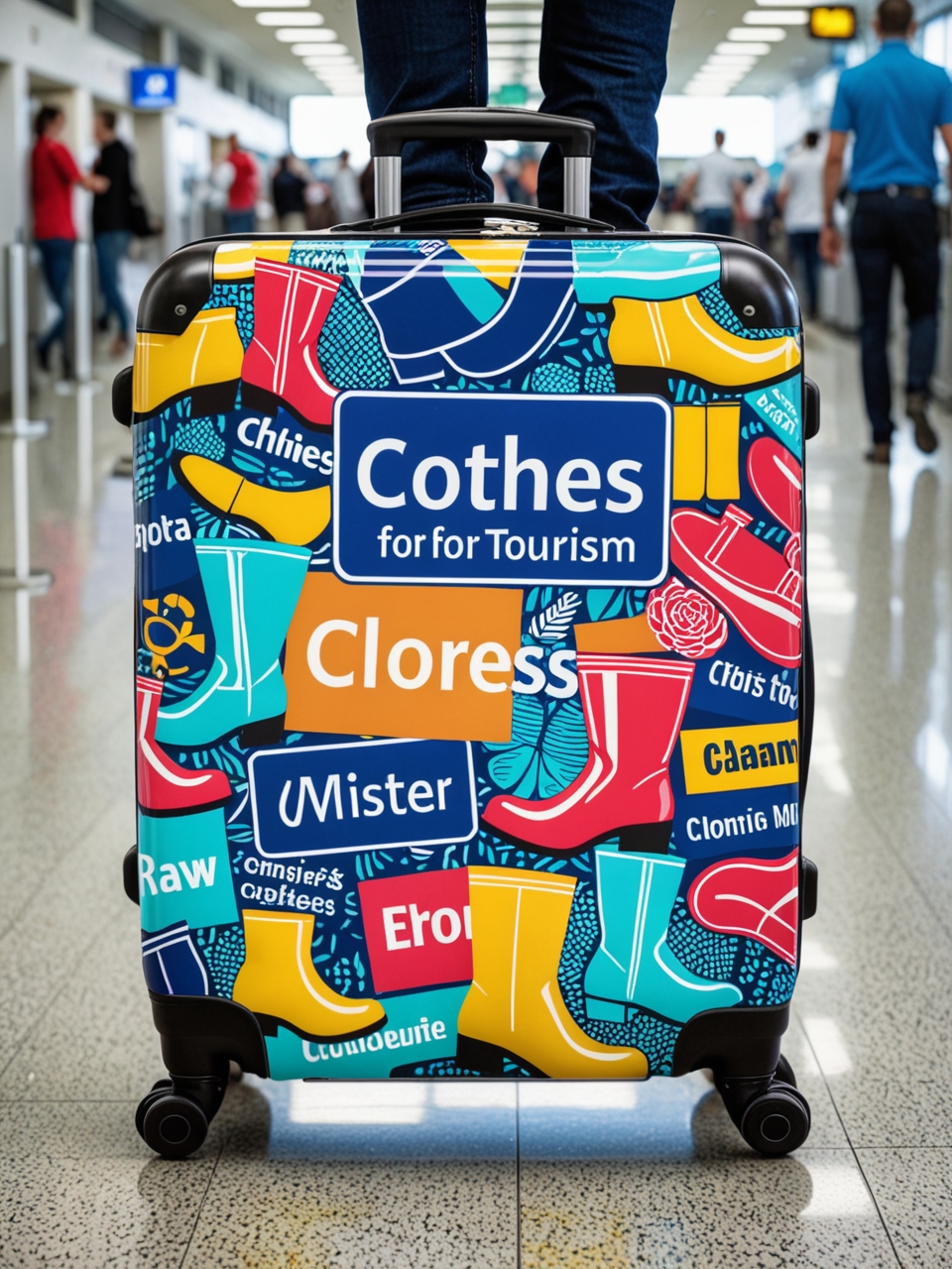  Advertising of clothing, bags in the tourism sector