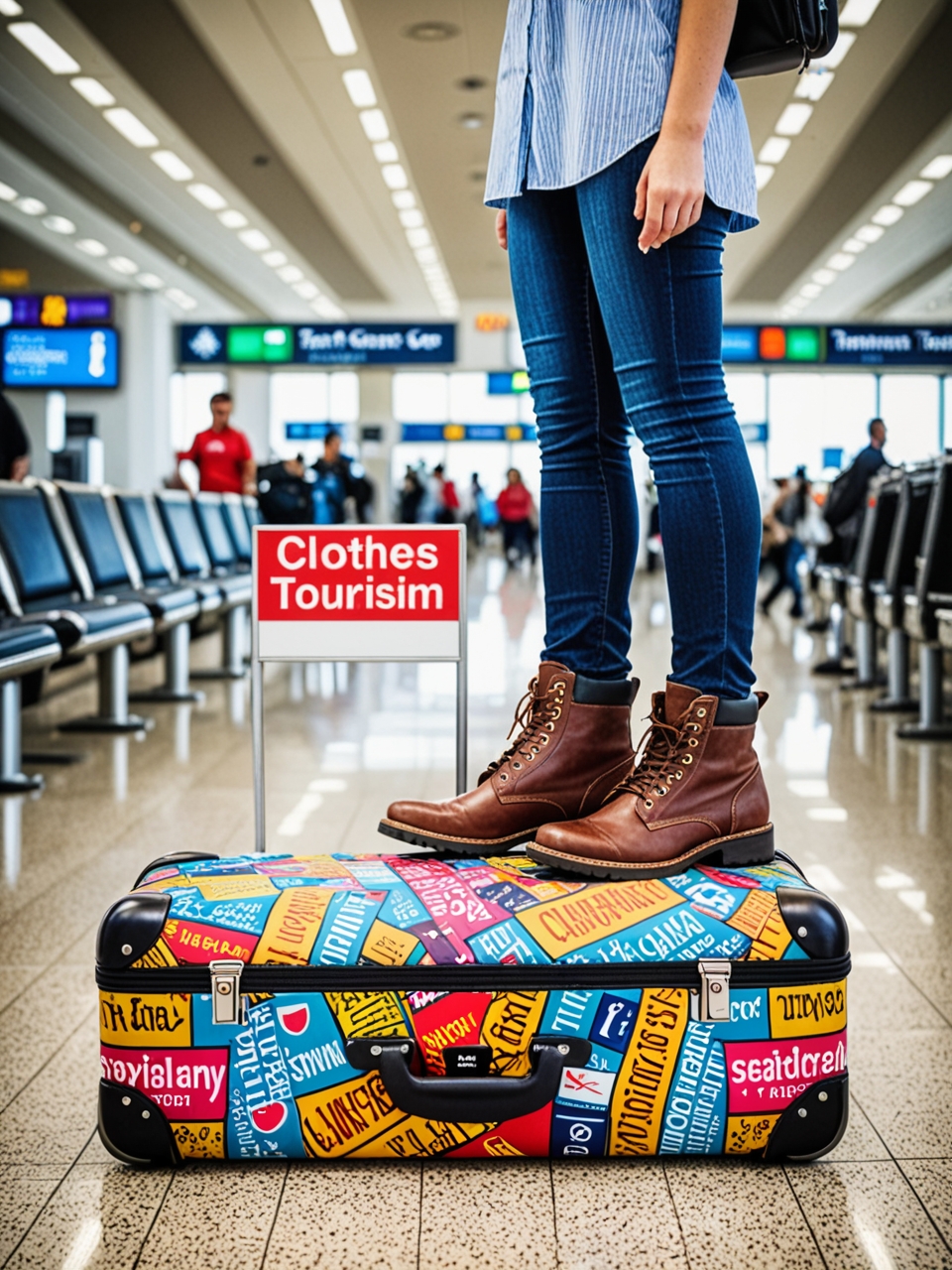  Advertising of clothing, bags in the tourism sector