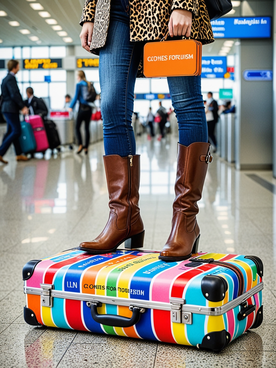  Advertising of clothing, bags in the tourism sector