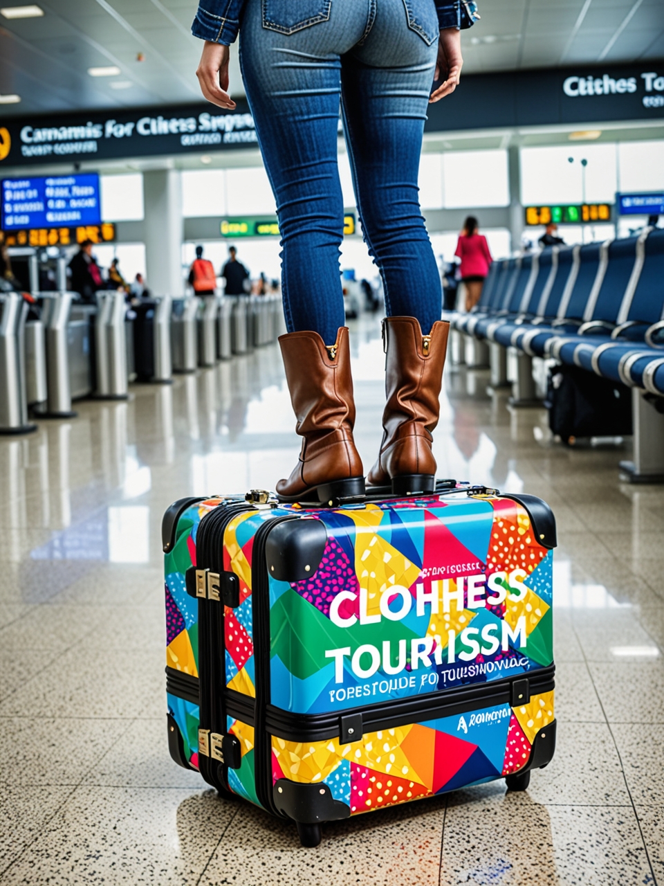  Advertising of clothing, bags in the tourism sector