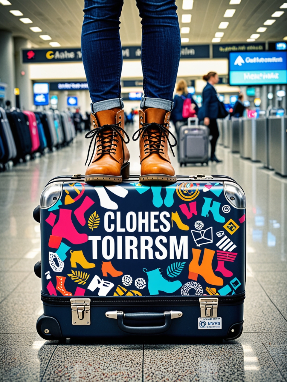  Advertising of clothing, bags in the tourism sector