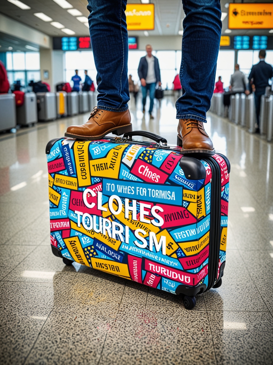  Advertising of clothing, bags in the tourism sector