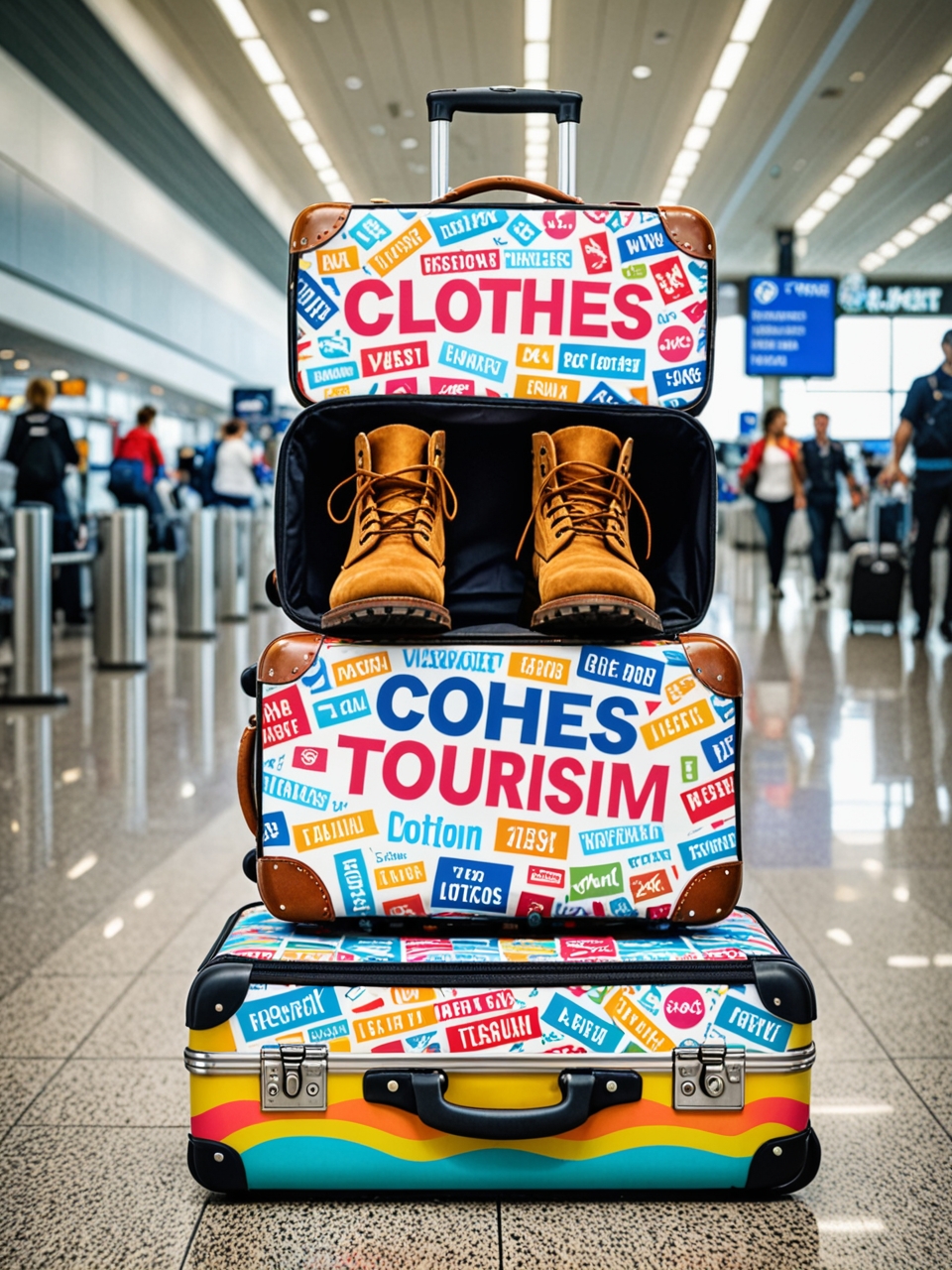  Advertising of clothing, bags in the tourism sector