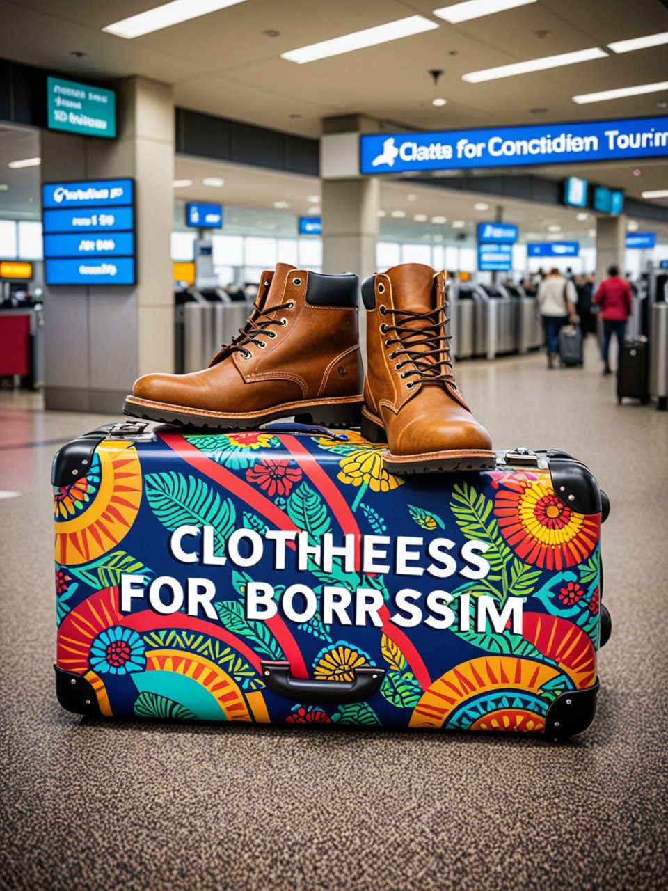  Advertising of clothing, bags in the tourism sector