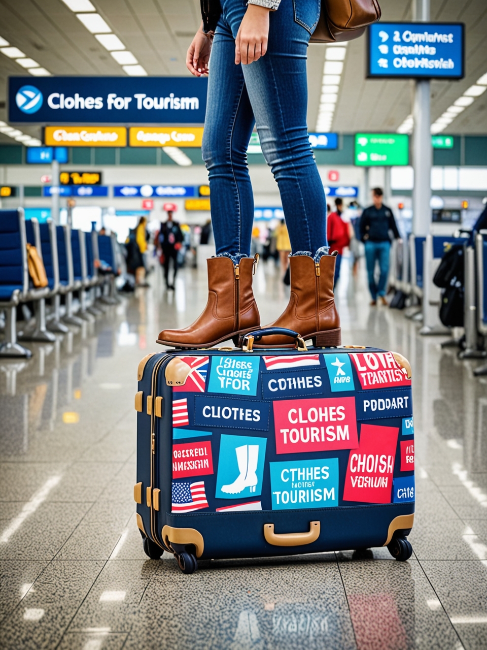  Advertising of clothing, bags in the tourism sector