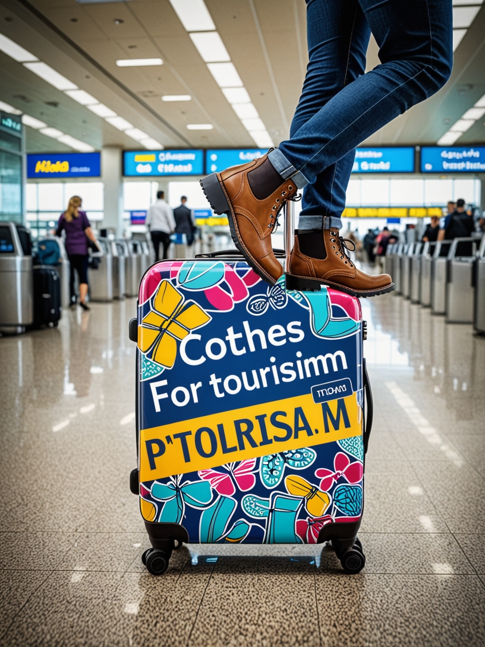  Advertising of clothing, bags in the tourism sector