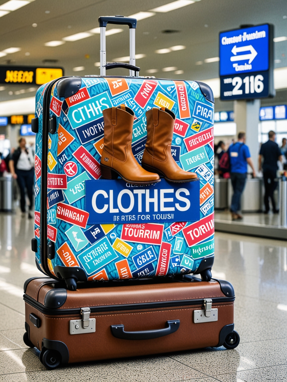  Advertising of clothing, bags in the tourism sector