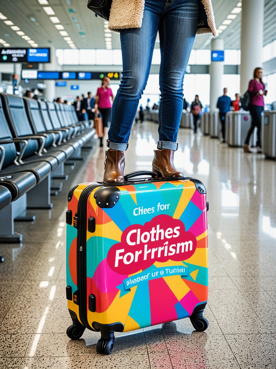  Advertising of clothing, bags in the tourism sector