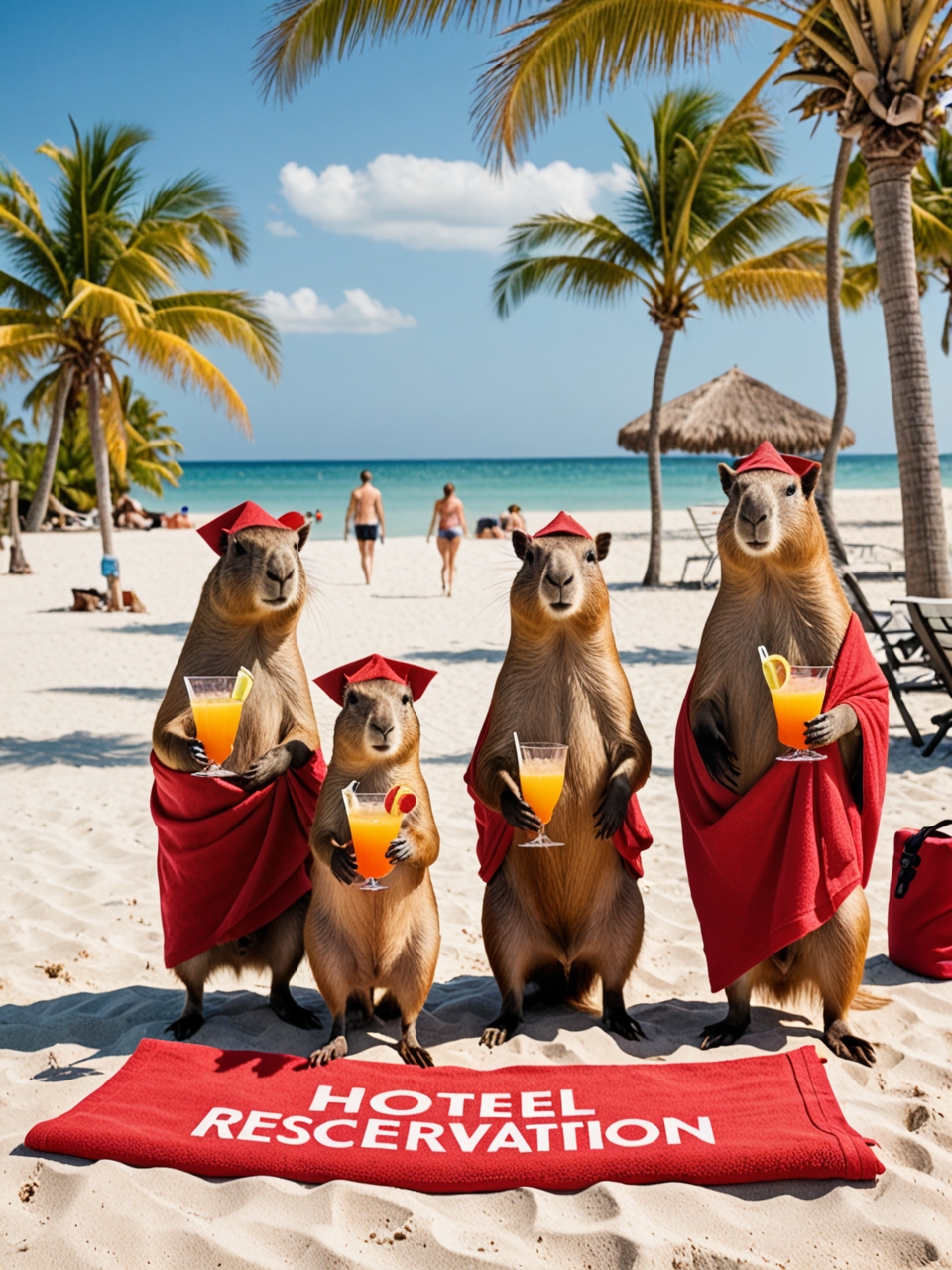 Advertising of hotel booking services for holidays. Promotional offers for hotel bookings for travelers