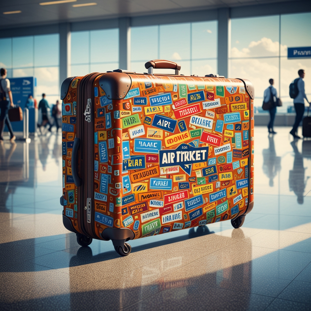 6. Creative advertising for travelers: suitcases, backpacks and bags 7. Unique offerings in travel advertising: suitcase, borset, luggage