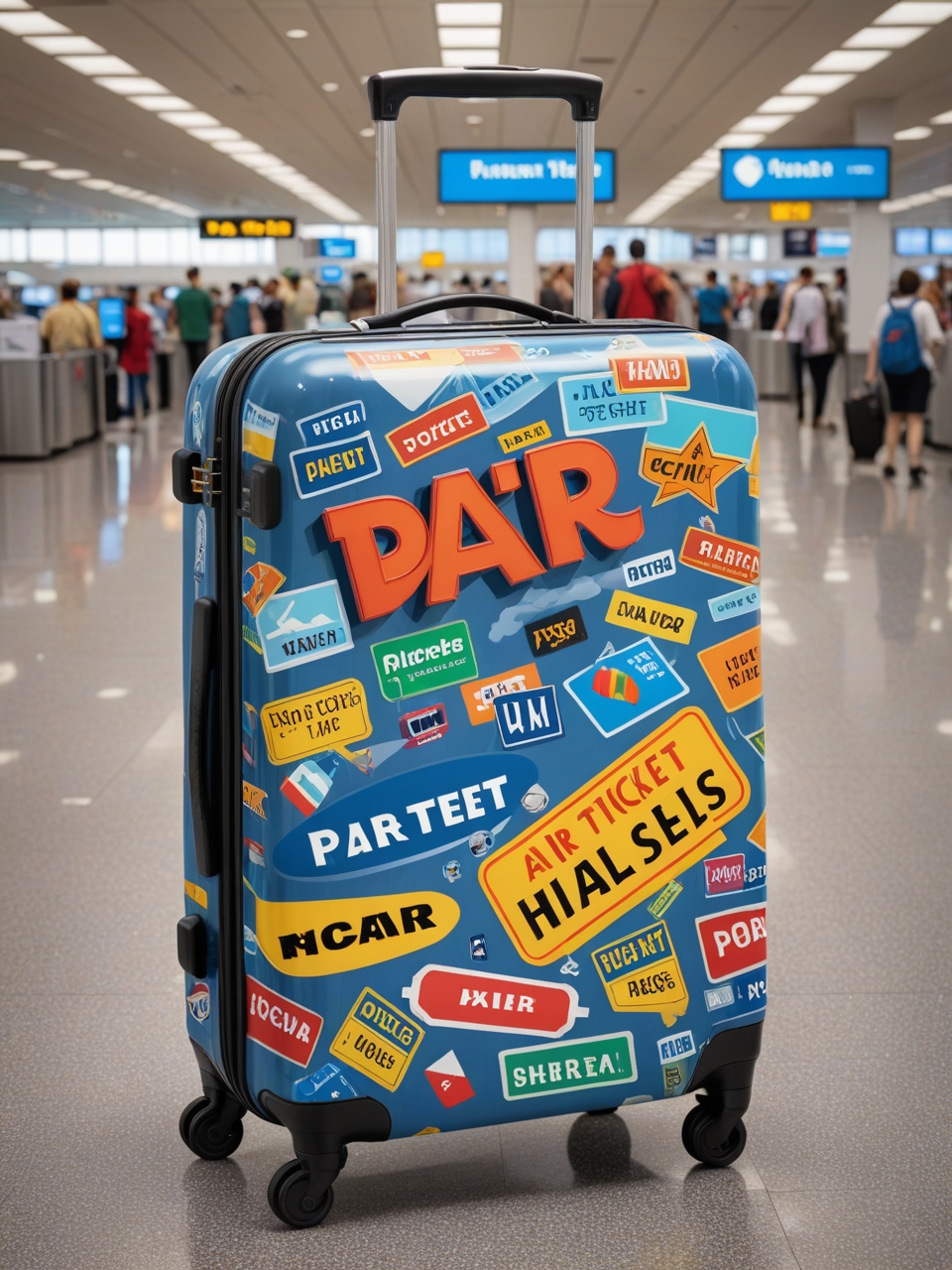 Advertising for travelers: creative ideas with suitcases and bags