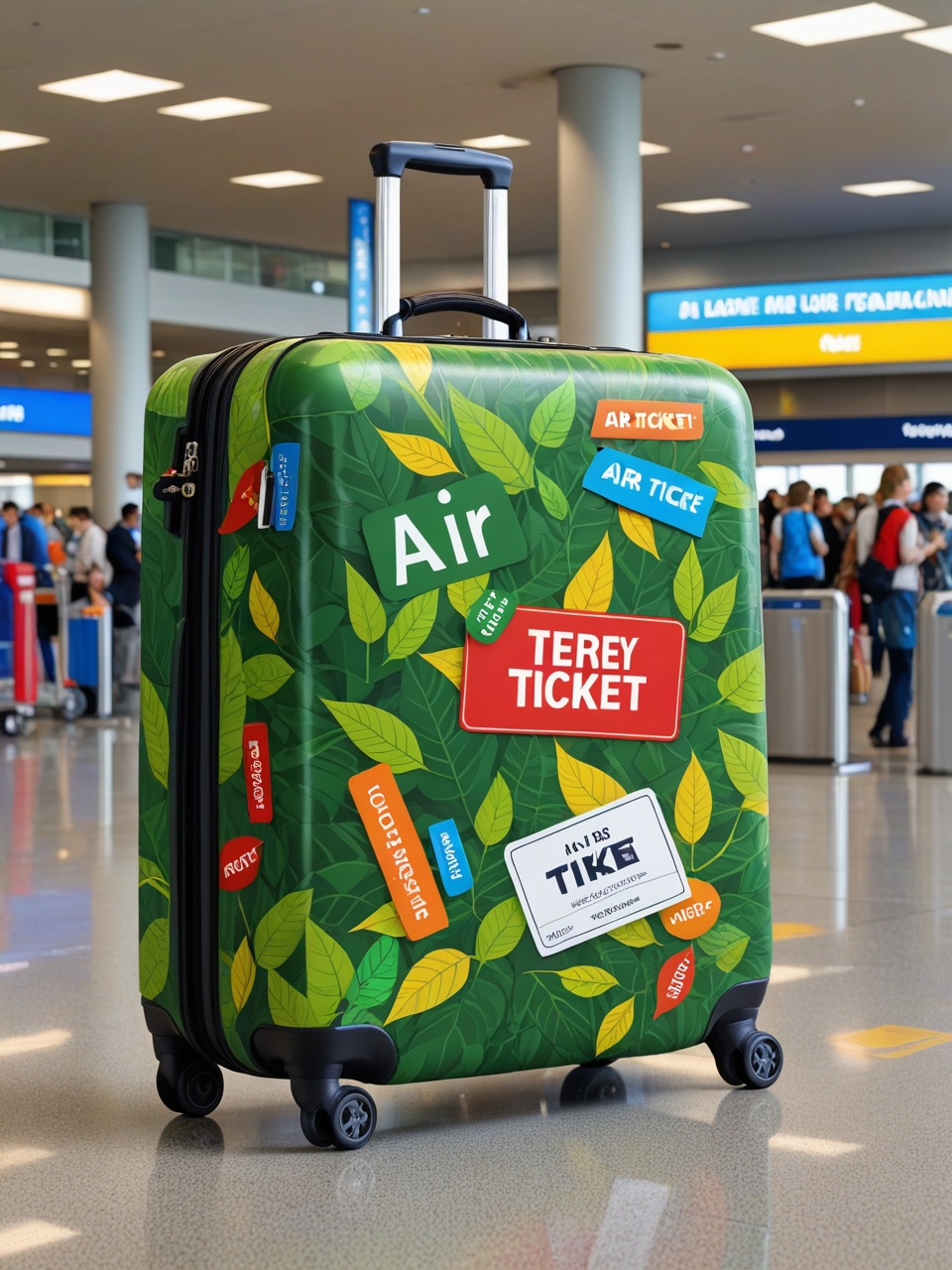 Creative advertising ideas in tourism: suitcases and hand luggage