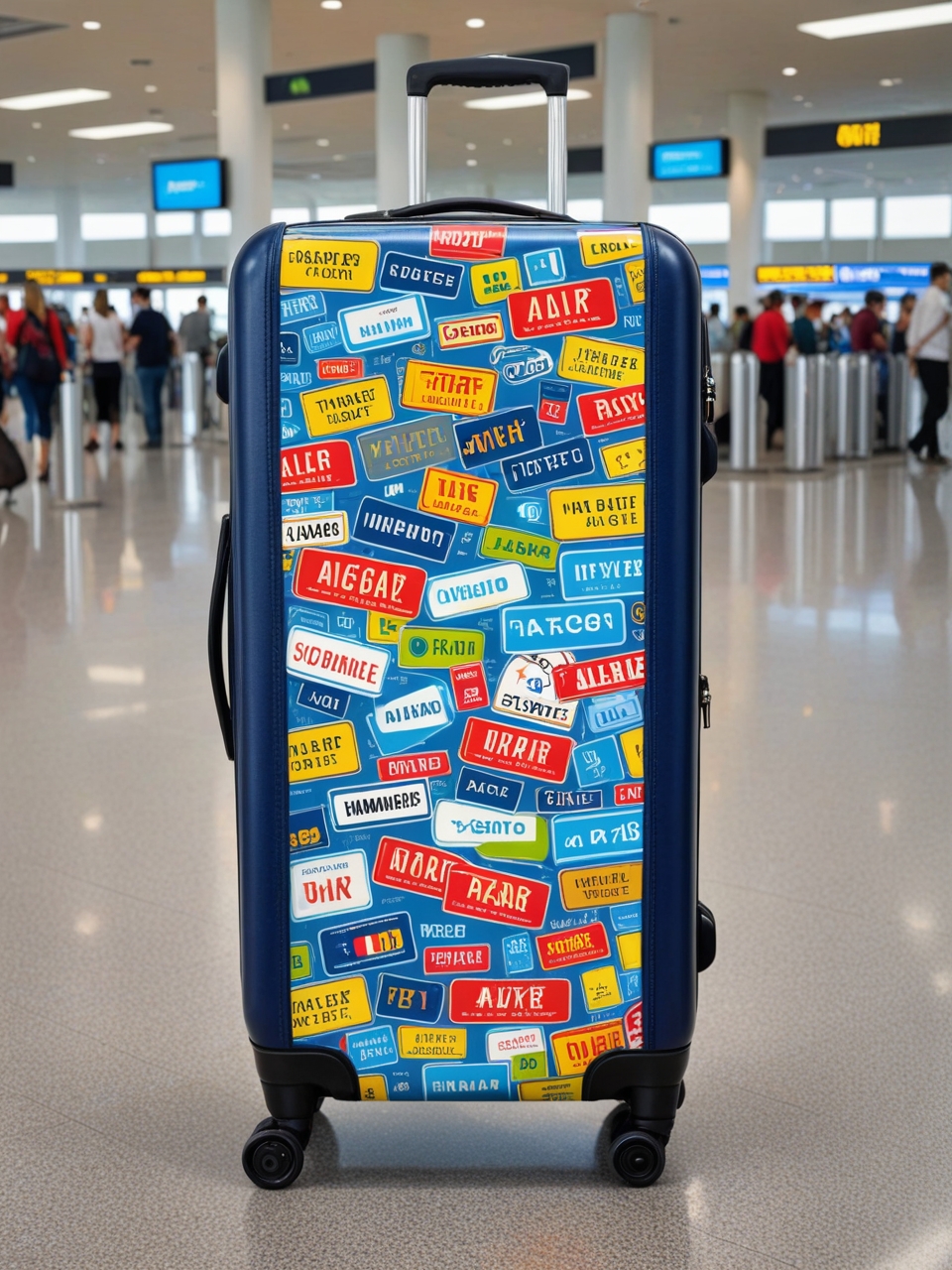 Creative advertising ideas in tourism: suitcases and hand luggage