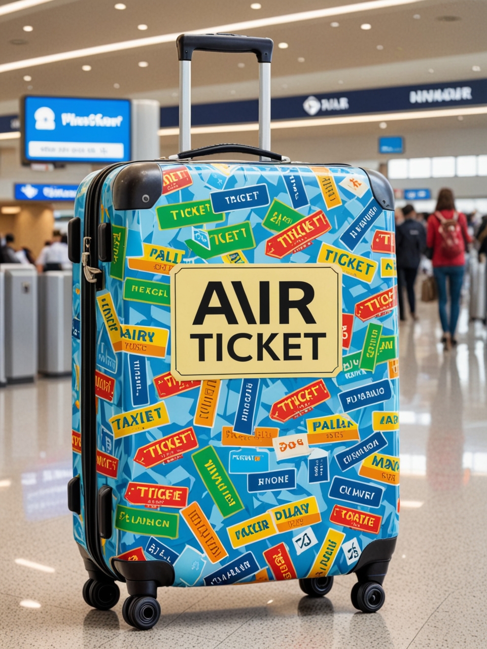 Creative advertising solutions in tourism: bags and suitcases