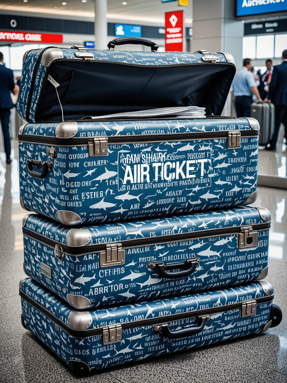 Travel advertising ideas: luggage and suitcases