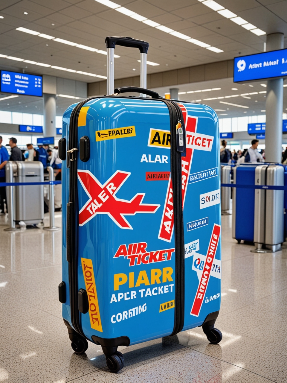 Travel advertising ideas: luggage and suitcases