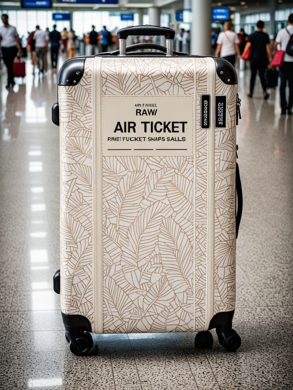 Creative advertising in tourism: luggage, suitcases and backpacks