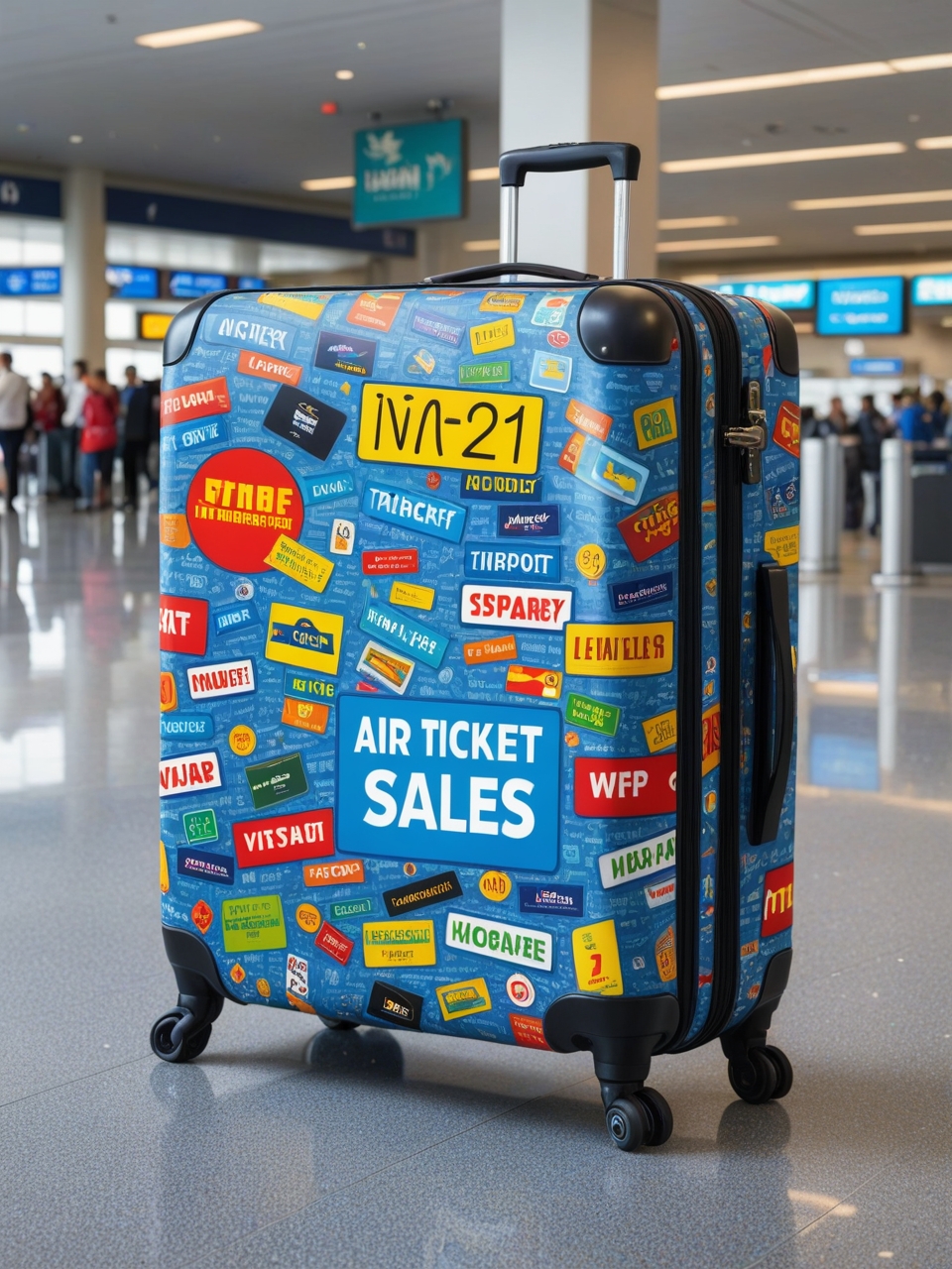 Creative advertising in tourism: luggage, suitcases and backpacks