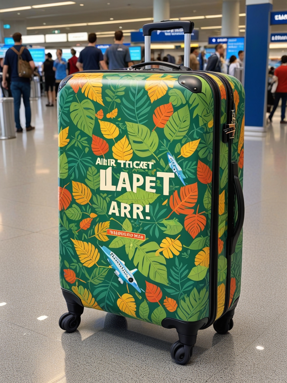 Creative advertising in tourism: luggage, suitcases and backpacks