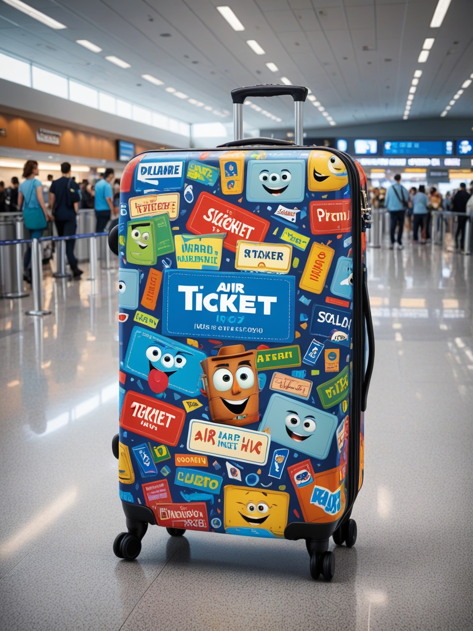 Creative advertising concepts for tourism: suitcase and backpack