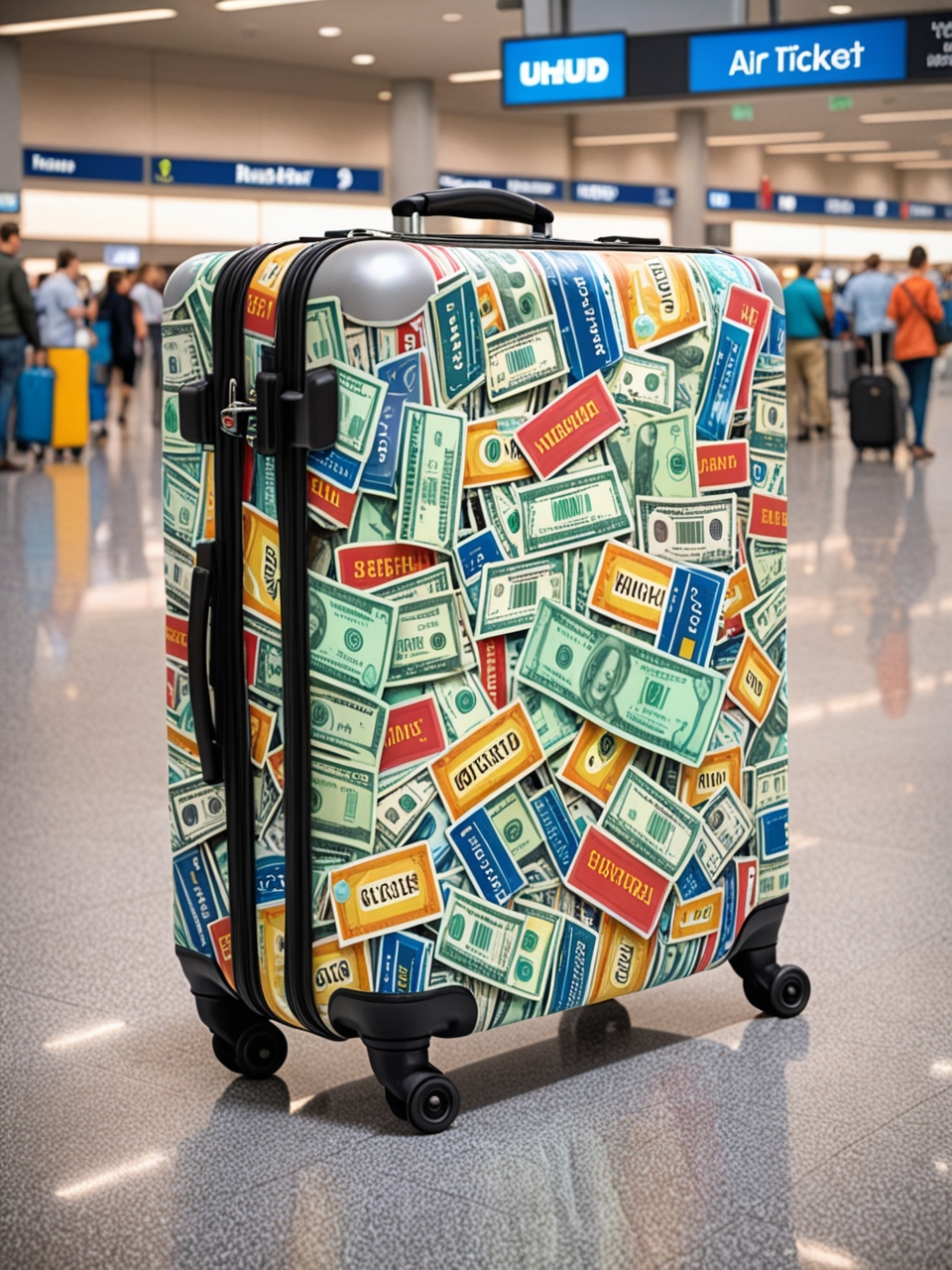 Creative advertising concepts for tourism: suitcase and backpack