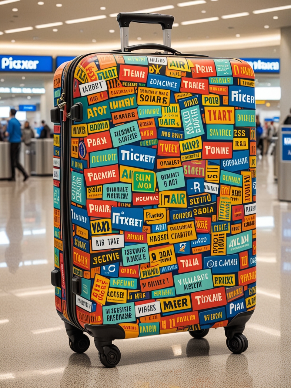 Creative advertising concepts for tourism: suitcase and backpack