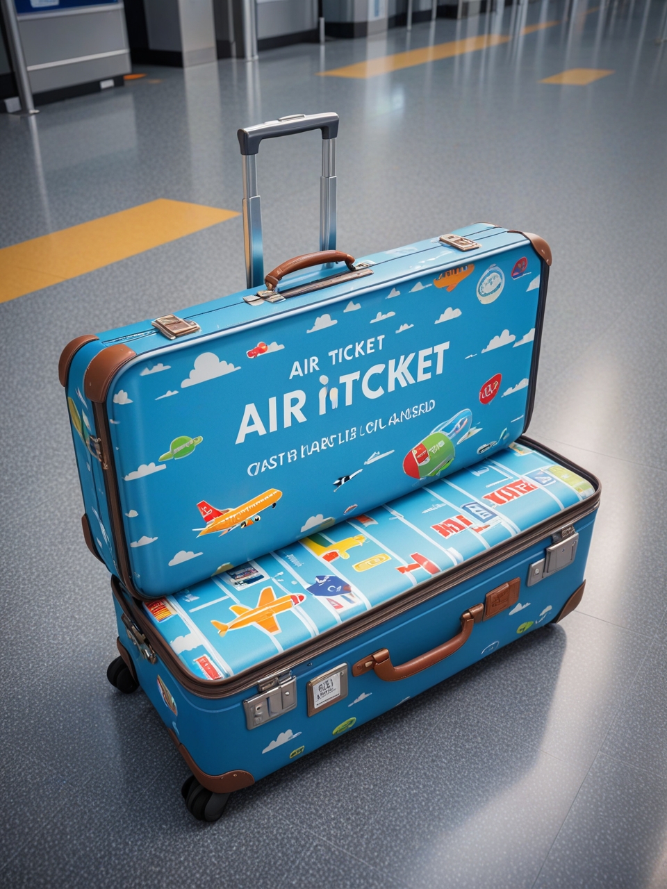 Creative advertising concepts for tourism: suitcase and backpack