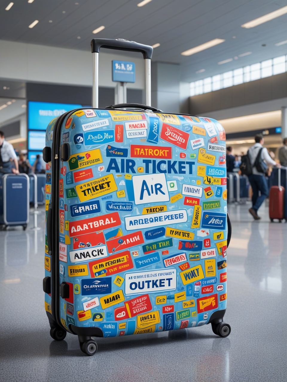 Creative advertising concepts for tourism: suitcase and backpack