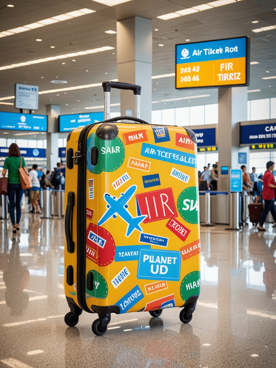 Creative advertising concepts for tourism: suitcase and backpack