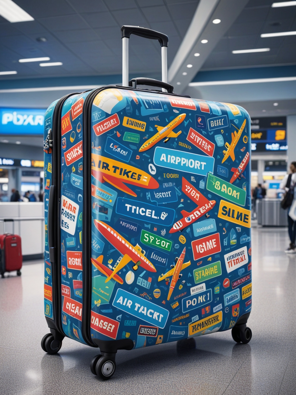 Creative advertising concepts for tourism: suitcase and backpack