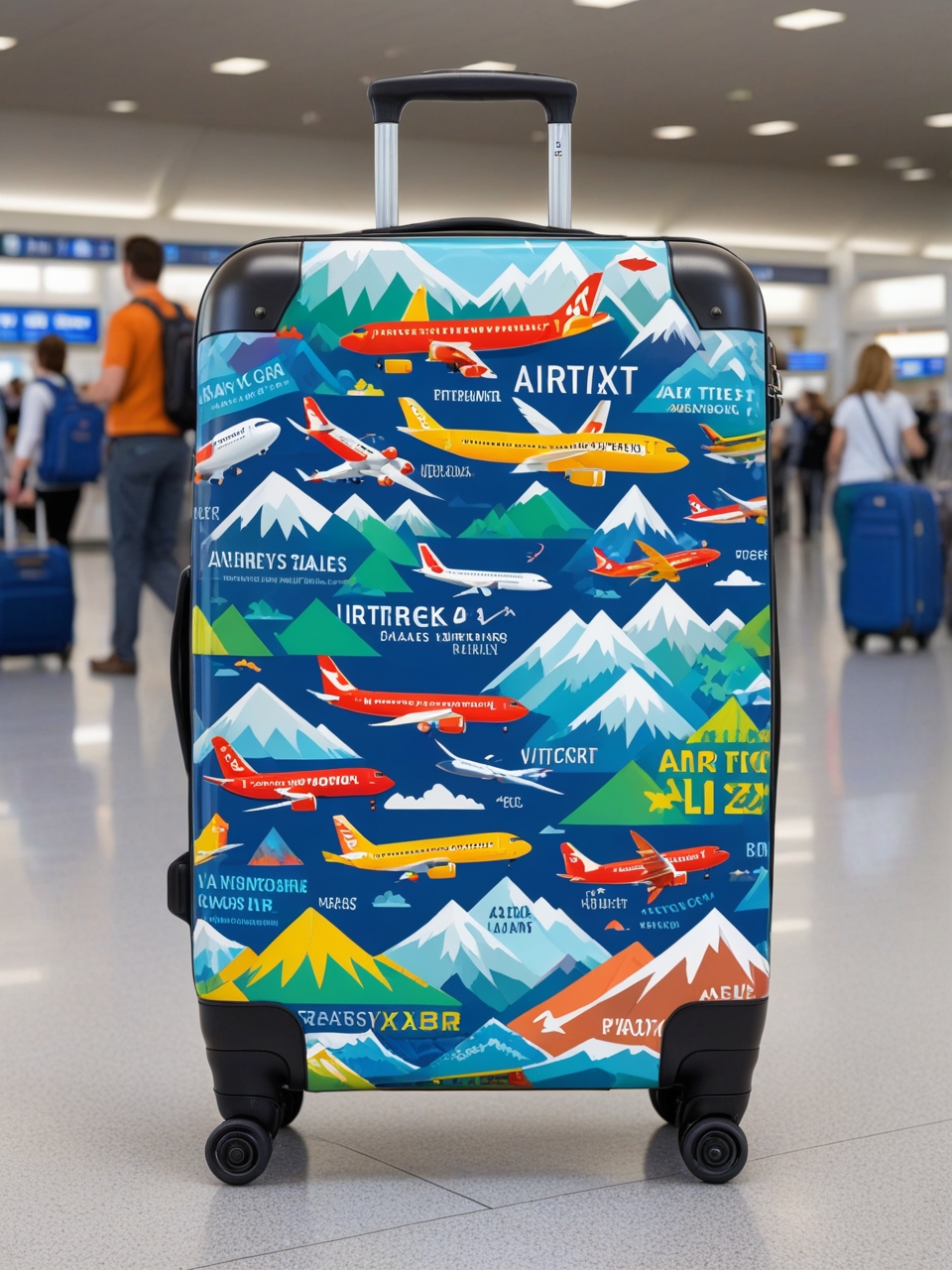 Creative advertising concepts for tourism: suitcase and backpack