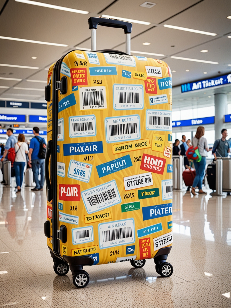 Creative advertising concepts for tourism: suitcase and backpack